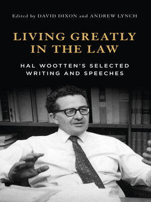 cover image of Living Greatly in the Law